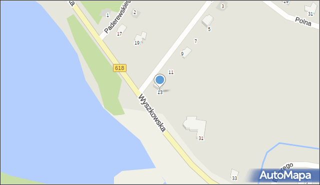 Pułtusk, Kupisa Szymona, 13, mapa Pułtusk