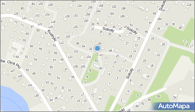 Radawa, Kudryki, 84, mapa Radawa