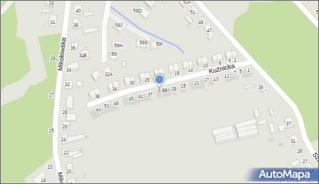 Ruda Śląska, Kuźnicka, 35, mapa Rudy Śląskiej