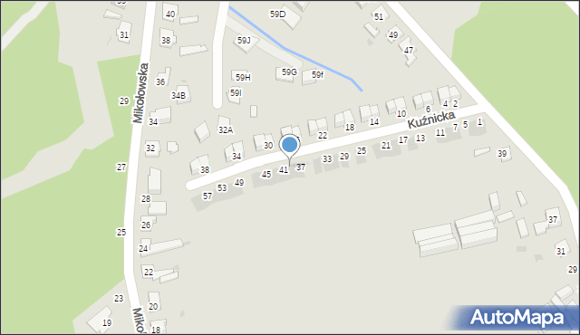Ruda Śląska, Kuźnicka, 39, mapa Rudy Śląskiej