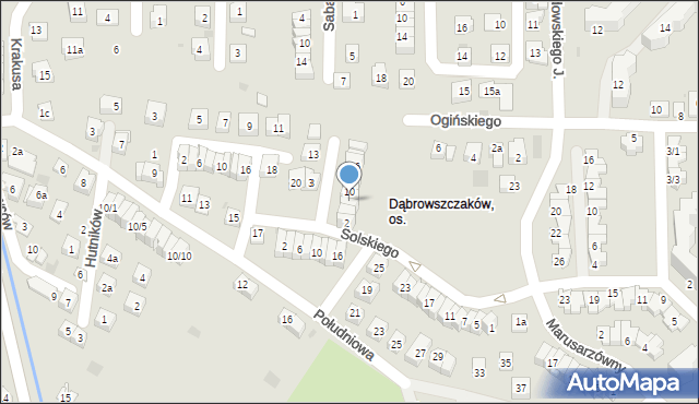 Rzeszów, Kusocińskiego Janusza, 8, mapa Rzeszów