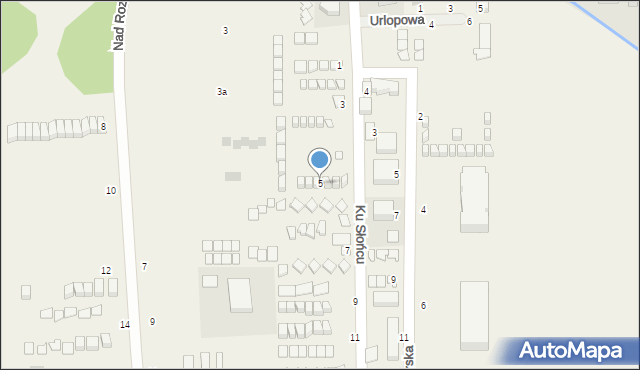 Sarbinowo, Ku Słońcu, 5, mapa Sarbinowo