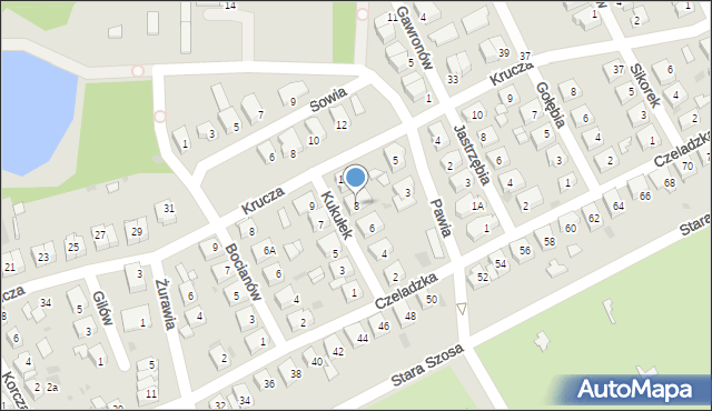 Siemianowice Śląskie, Kukułek, 8, mapa Siemianowice Śląskie