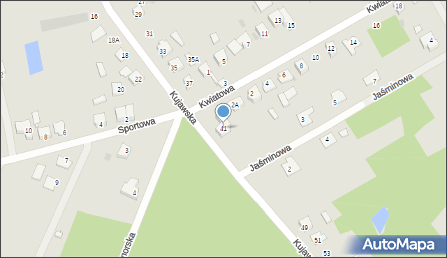 Skępe, Kujawska, 41, mapa Skępe