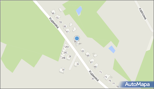 Skępe, Kujawska, 61, mapa Skępe