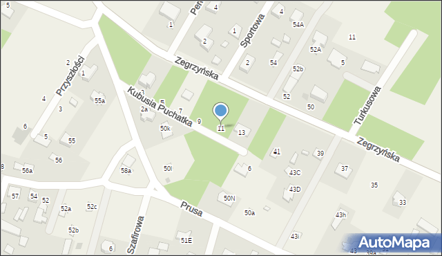 Skubianka, Kubusia Puchatka, 11, mapa Skubianka