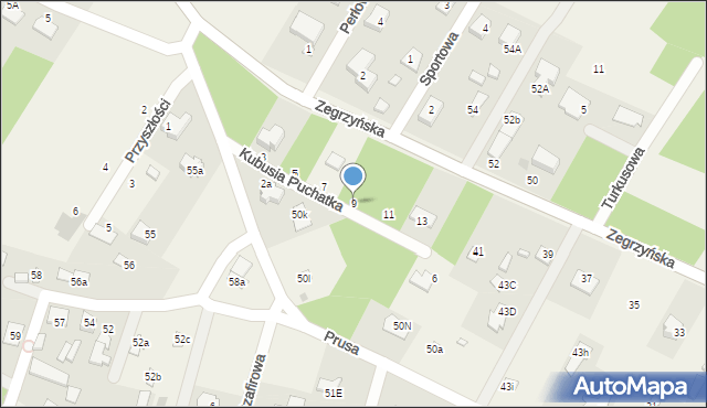 Skubianka, Kubusia Puchatka, 9, mapa Skubianka