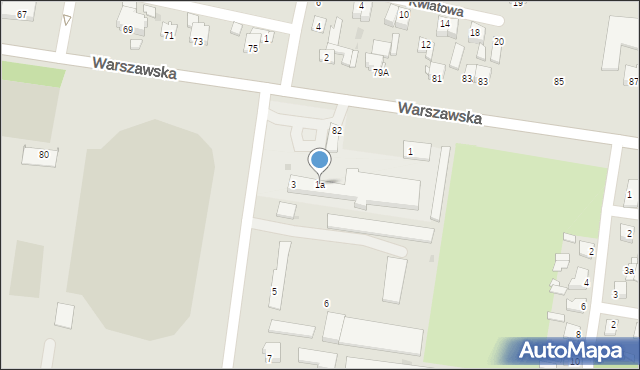 Sochaczew, Kusocińskiego Janusza, 1a, mapa Sochaczew