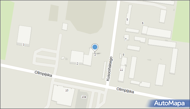 Sochaczew, Kusocińskiego Janusza, 2, mapa Sochaczew