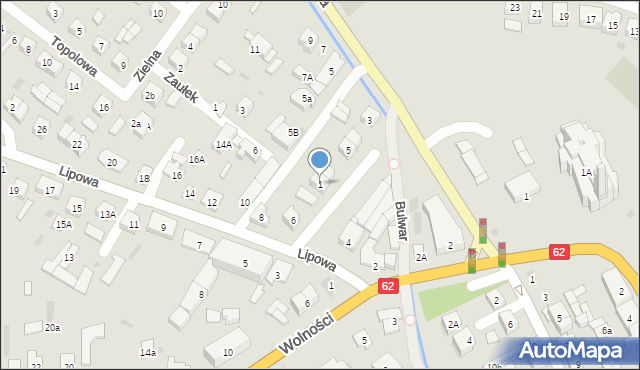 Sokołów Podlaski, Kubusia Puchatka, 1, mapa Sokołów Podlaski