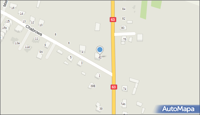 Sokołów Podlaski, Kupientyńska, 41, mapa Sokołów Podlaski