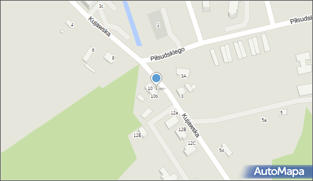Solec Kujawski, Kujawska, 10a, mapa Solec Kujawski