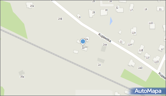 Solec Kujawski, Kujawska, 22, mapa Solec Kujawski