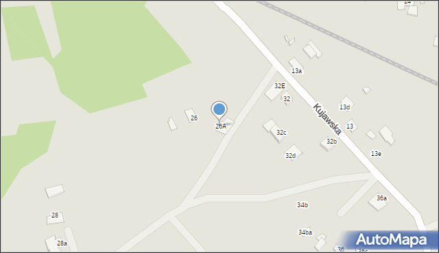 Solec Kujawski, Kujawska, 26A, mapa Solec Kujawski