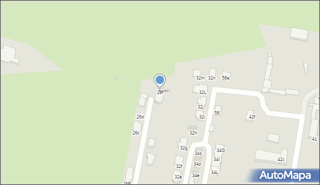 Sosnowiec, Kukułek, 28f, mapa Sosnowca