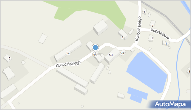 Stara Kraśnica, Kusocińskiego Janusza, 5/2, mapa Stara Kraśnica