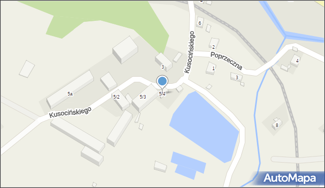 Stara Kraśnica, Kusocińskiego Janusza, 5/4, mapa Stara Kraśnica