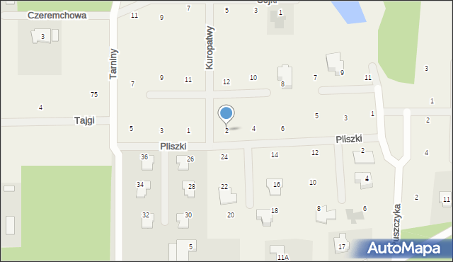 Stara Wieś, Kuropatwy, 2, mapa Stara Wieś