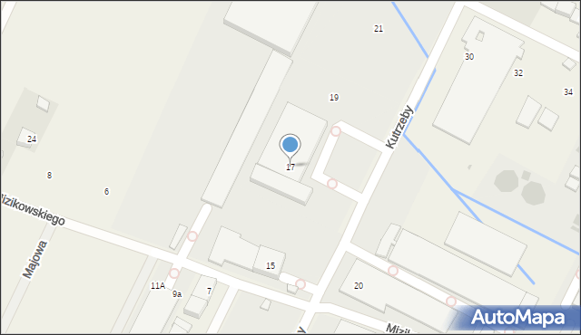 Stare Babice, Kutrzeby Tadeusza, gen., 17, mapa Stare Babice