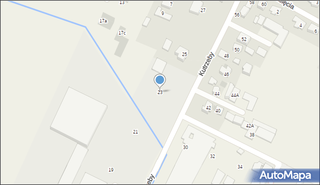 Stare Babice, Kutrzeby Tadeusza, gen., 23, mapa Stare Babice