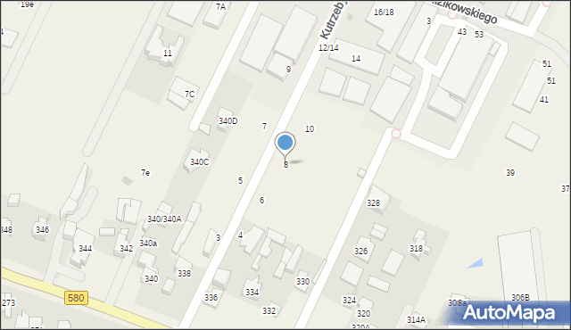 Stare Babice, Kutrzeby Tadeusza, gen., 8, mapa Stare Babice