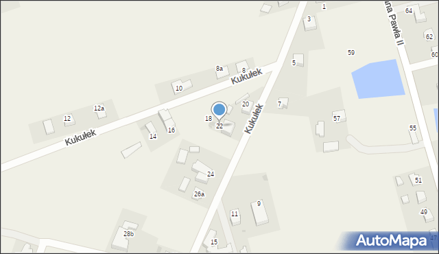 Studzienice, Kukułek, 22, mapa Studzienice