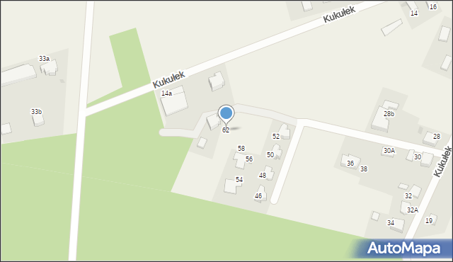 Studzienice, Kukułek, 62, mapa Studzienice