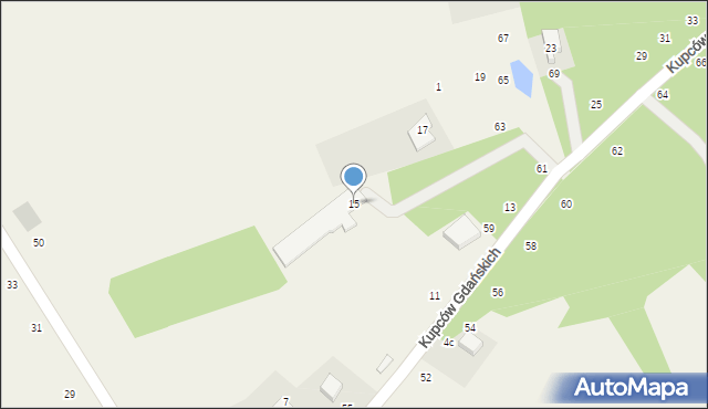 Sulmin, Kupców Gdańskich, 15, mapa Sulmin