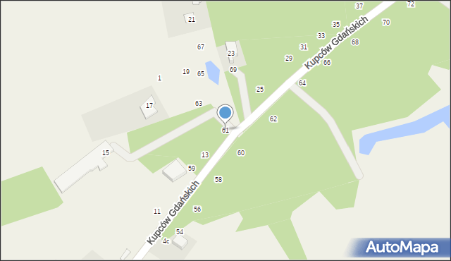 Sulmin, Kupców Gdańskich, 61, mapa Sulmin