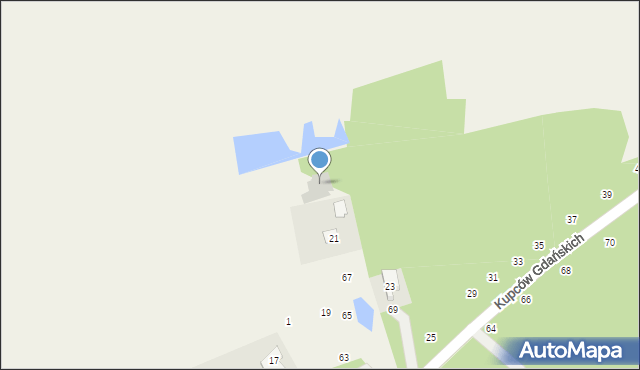 Sulmin, Kupców Gdańskich, 67a, mapa Sulmin