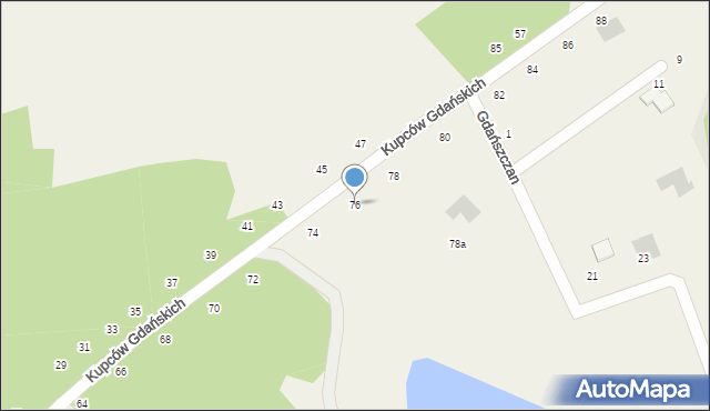 Sulmin, Kupców Gdańskich, 76, mapa Sulmin