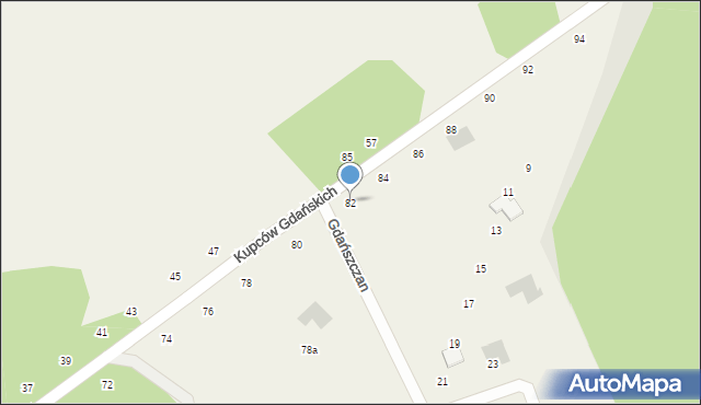 Sulmin, Kupców Gdańskich, 82, mapa Sulmin