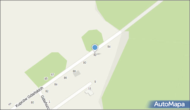 Sulmin, Kupców Gdańskich, 92, mapa Sulmin