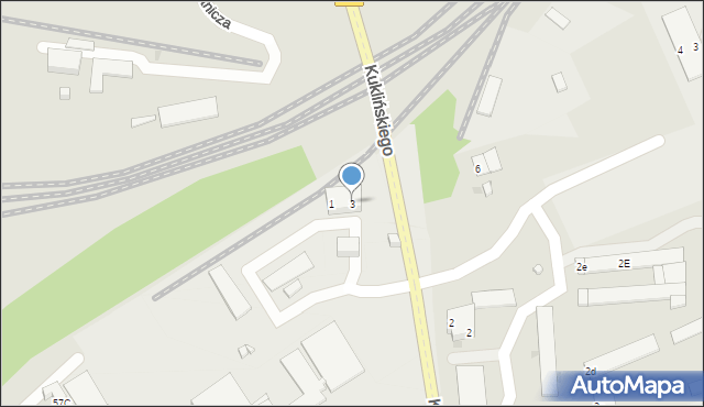 Suwałki, Kuklińskiego Ryszarda, gen., 3, mapa Suwałk