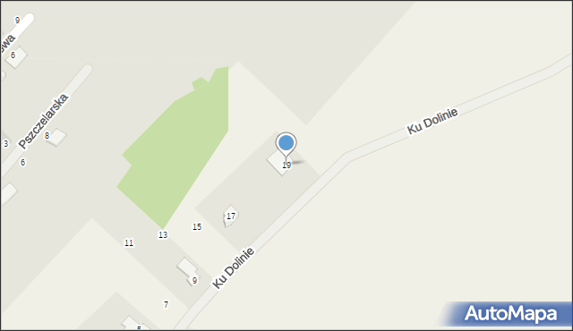 Szczyglice, Ku Dolinie, 19, mapa Szczyglice