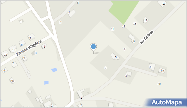 Szczyglice, Ku Dolinie, 3a, mapa Szczyglice