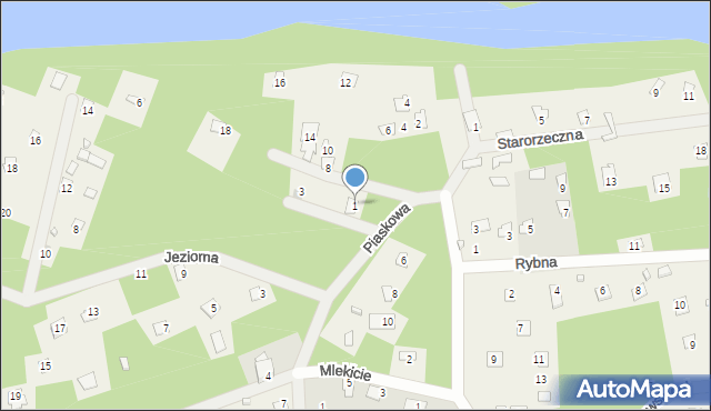 Szumin, Kukułcza, 1, mapa Szumin