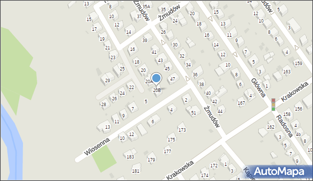 Tarnów, Kuklińskiego Ryszarda, gen., 20B, mapa Tarnów