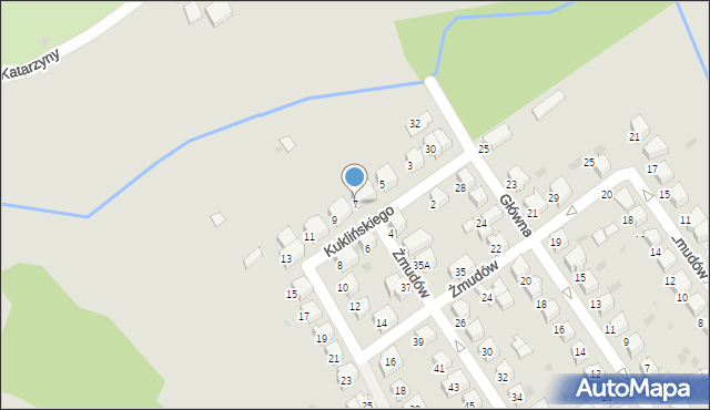 Tarnów, Kuklińskiego Ryszarda, gen., 7, mapa Tarnów