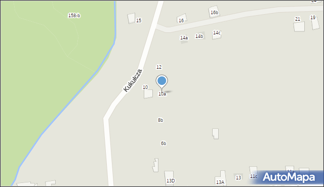 Wągrowiec, Kukułcza, 10a, mapa Wągrowiec