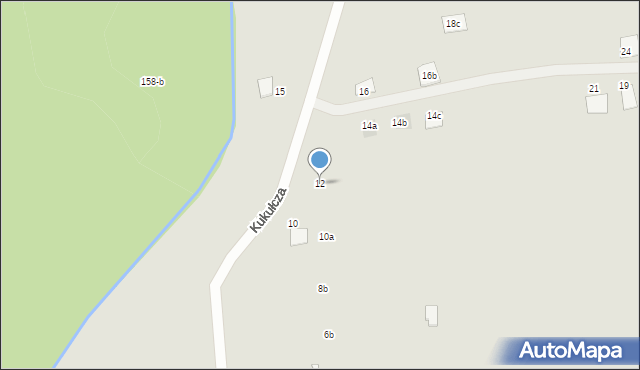 Wągrowiec, Kukułcza, 12, mapa Wągrowiec