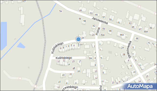 Wągrowiec, Kulińskiego Stanisława, 2, mapa Wągrowiec