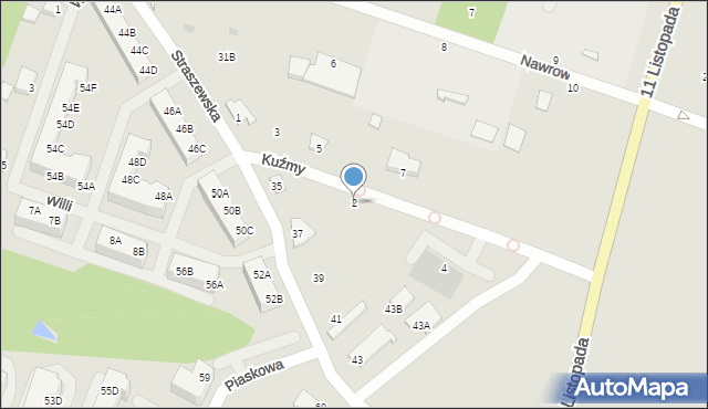 Wągrowiec, Kuźmy Zbigniewa, 2, mapa Wągrowiec