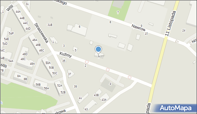 Wągrowiec, Kuźmy Zbigniewa, 7, mapa Wągrowiec