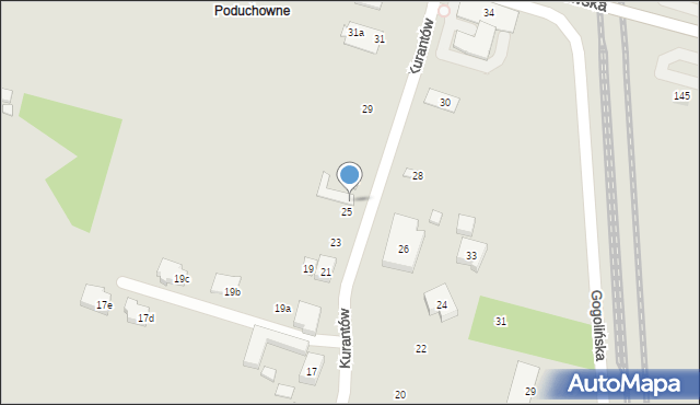 Warszawa, Kurantów, 4, mapa Warszawy