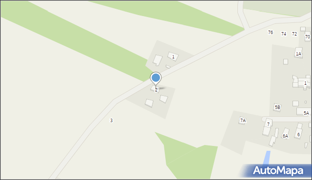 Wąsice, Kuźnicka, 2, mapa Wąsice