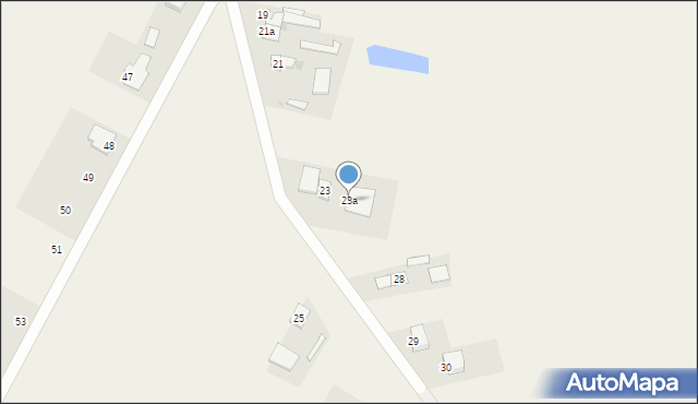 Widawa, Kuziówek, 23a, mapa Widawa