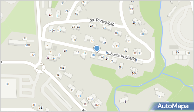 Wieliczka, Kubusia Puchatka, 20, mapa Wieliczka