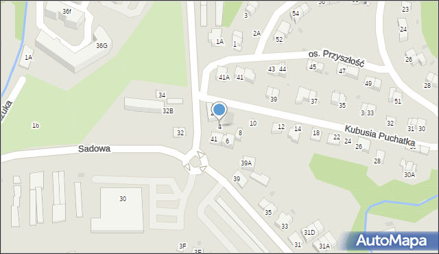 Wieliczka, Kubusia Puchatka, 4, mapa Wieliczka