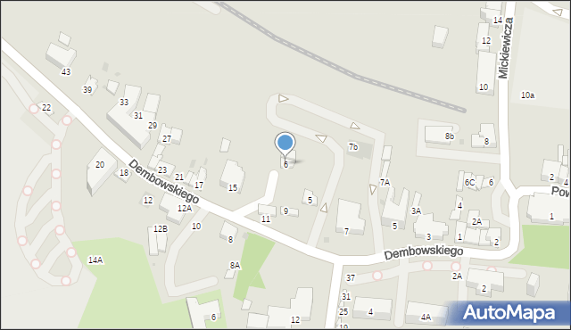 Wieliczka, Kuczkiewicza, 6, mapa Wieliczka